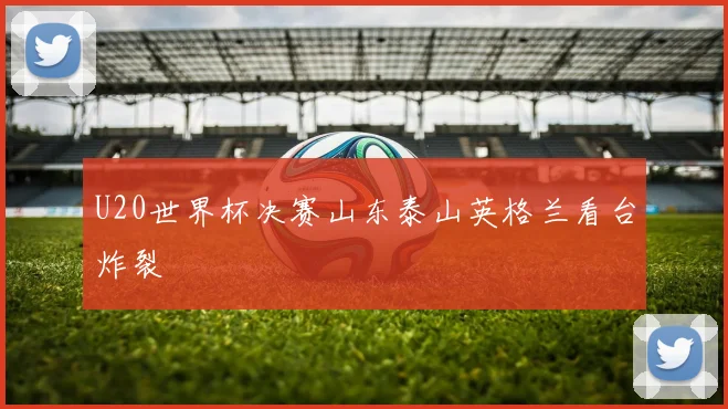 U20世界杯决赛山东泰山英格兰看台炸裂