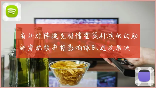 南非对阵捷克特博霍莫科埃纳的肋部穿插频率将影响球队进攻层次